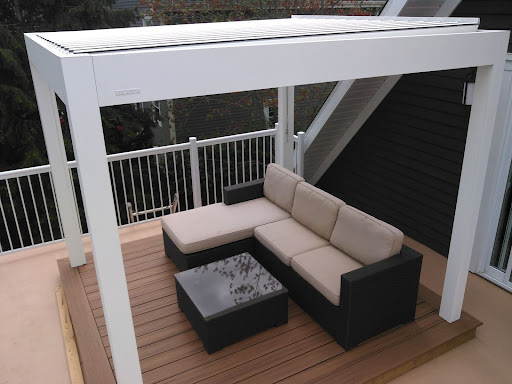 Une installation de pergola sur mesure avec le Groupe Bellon Prestige.